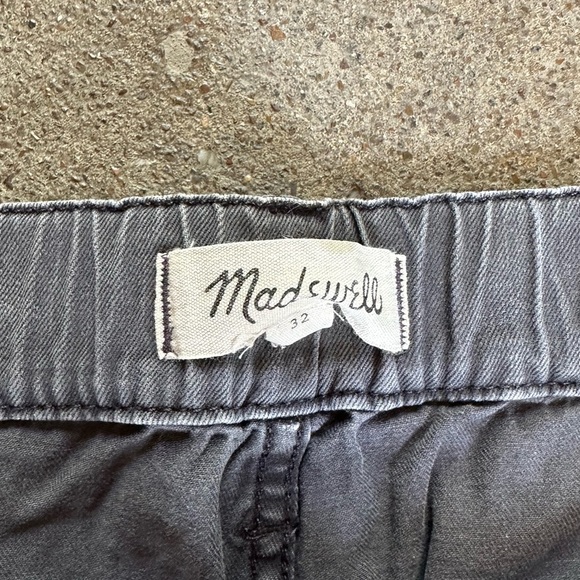 Madewell Griff Pull On Tapered Fatigue Cargo Pants Coal Size 32 - Picture 7 of 10